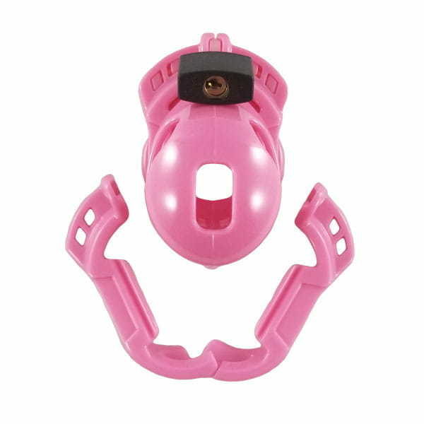 Full Assembly of The Vice Mini Pink Chastity Cage