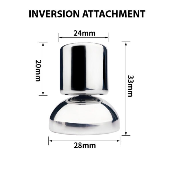 flathead dildo inversion attachment front view