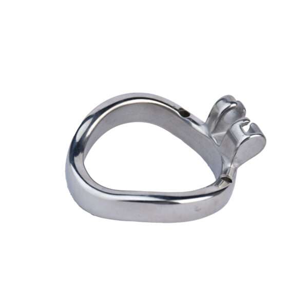 curved chastity ring side view